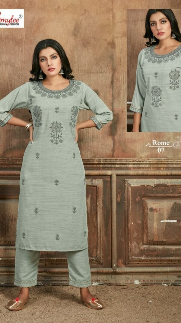 Rung Kurti With Pant Kurtis Catalog