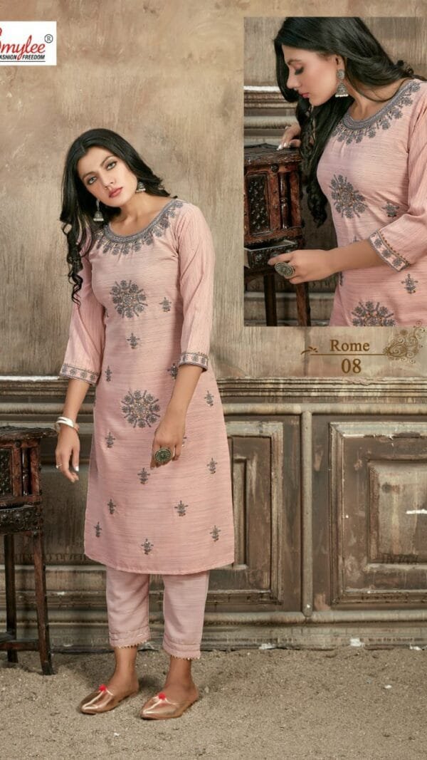 Rung Kurti With Pant Kurtis Catalog