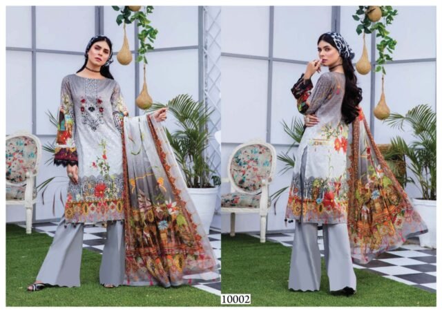 Sana Safinaz Luxury Lawn Collection Vol-10 Wholesale Catalogue