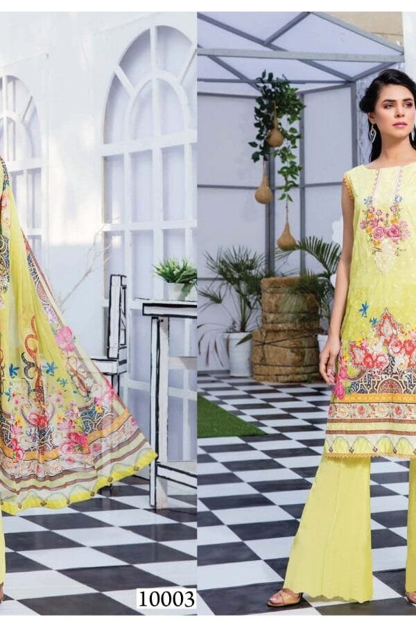 Sana Safinaz Luxury Lawn Collection Vol-10 Wholesale Catalogue