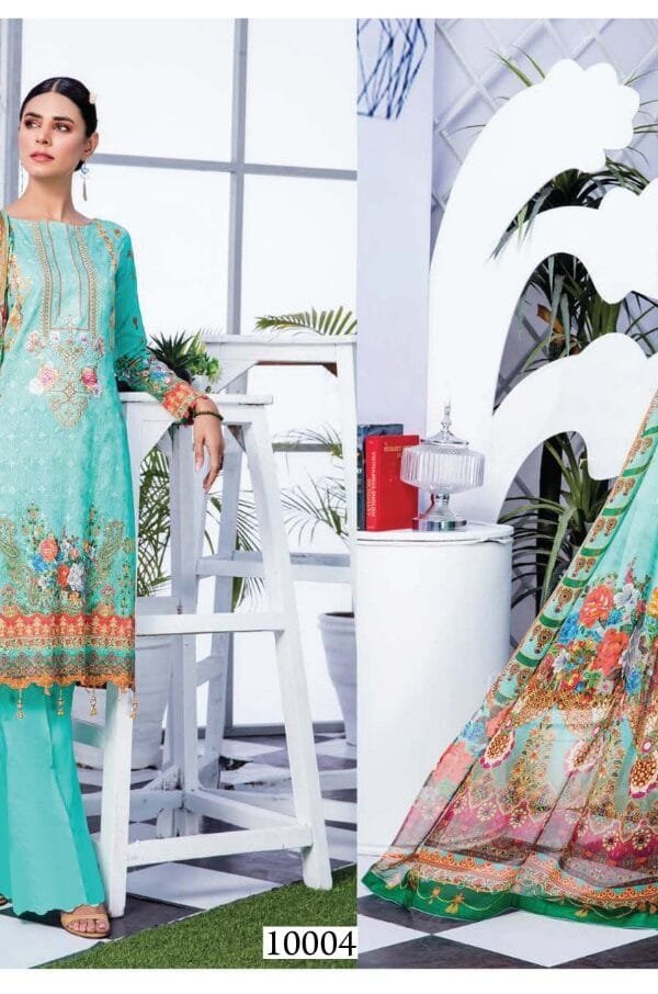 Sana Safinaz Luxury Lawn Collection Vol-10 Wholesale Catalogue