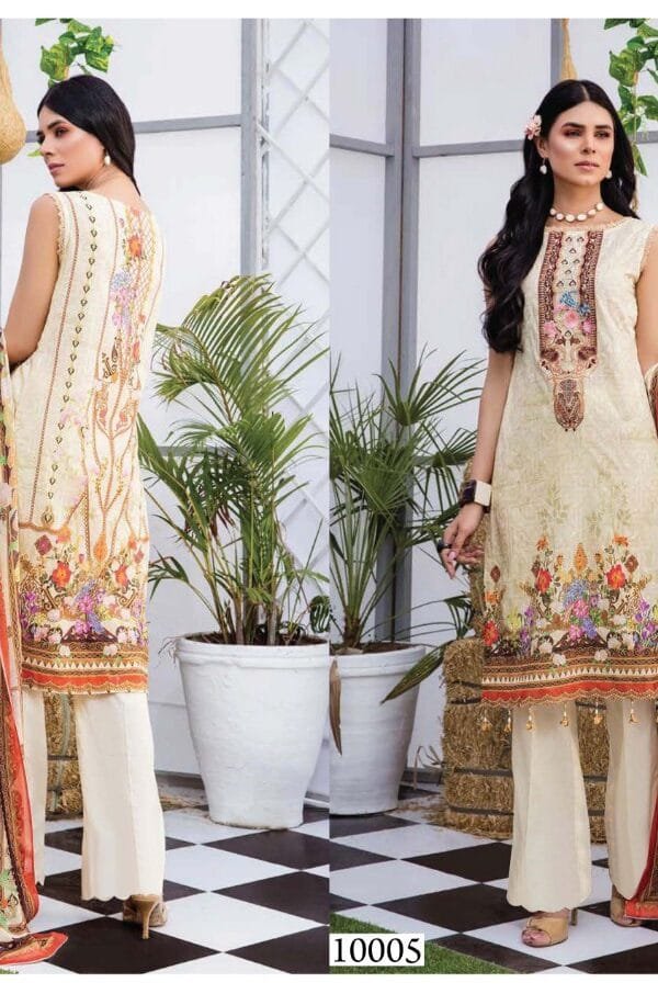 Sana Safinaz Luxury Lawn Collection Vol-10 Wholesale Catalogue