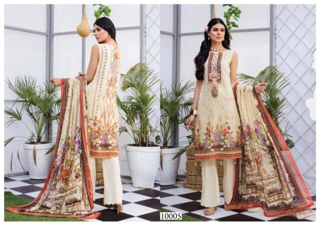 Sana Safinaz Luxury Lawn Collection Vol-10 Wholesale Catalogue