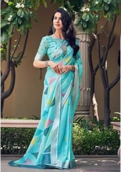 Soft Linen CottonNew Design Saree 02
