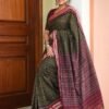 Soft Linen Digital Print Saree with Fabulous Blouse 02