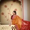 Soft Linen Digital Print Saree with Fabulous Blouse 03