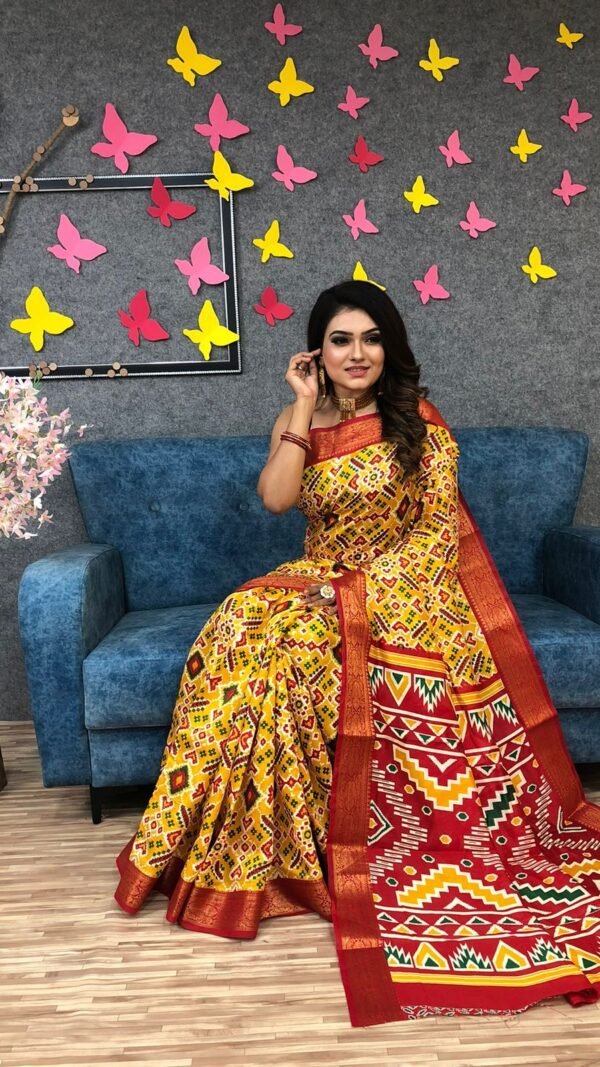 Soft Linen Sarees Online 02