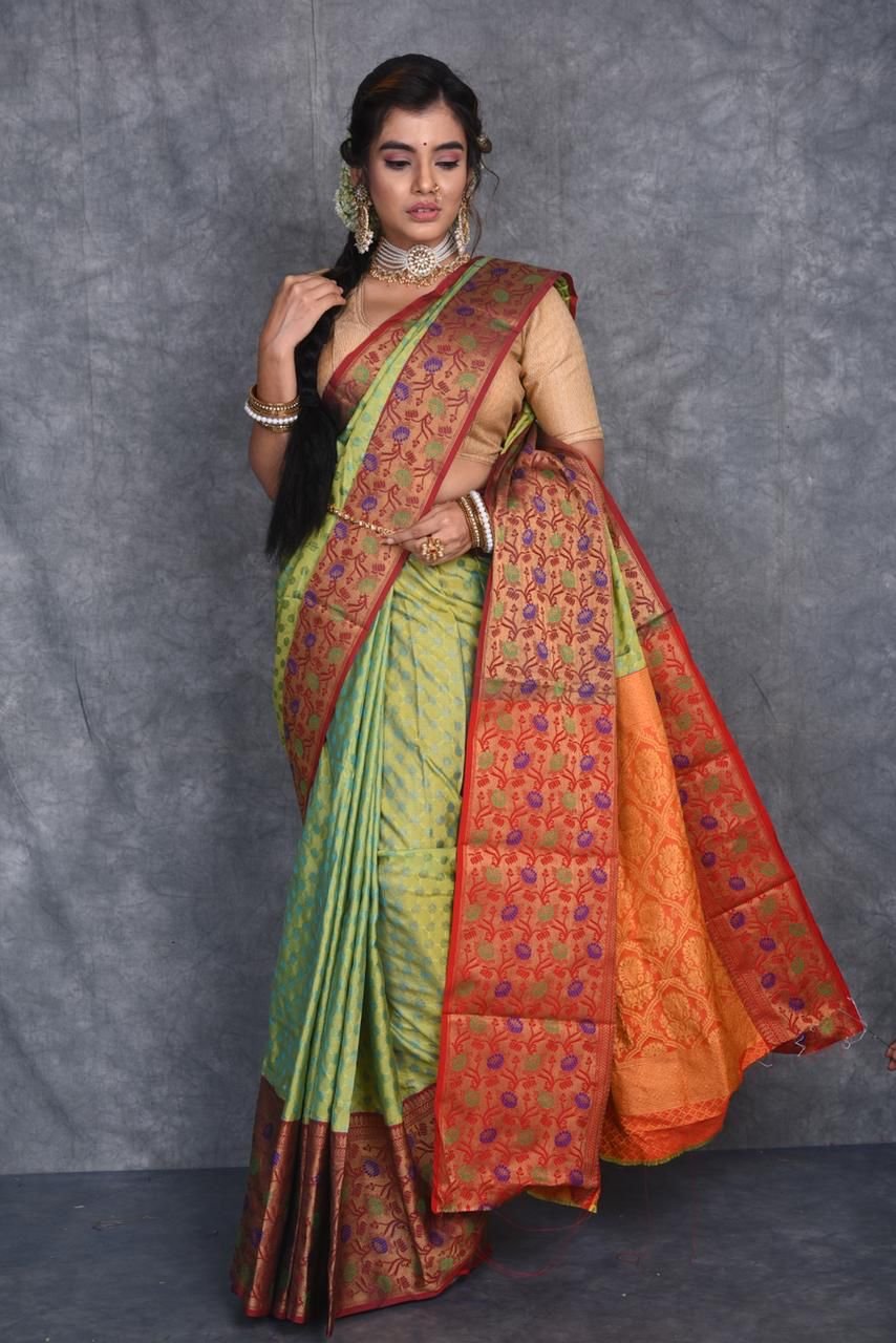 New Wine Designer Soft Silk Saree – I4U Clothing