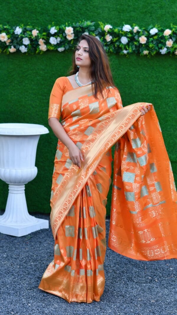 Soft Silk Zari Weaving Saree 03