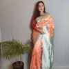 Soft Spanish Digital Print On Heavy Zari Weaving Silk with Heavy Rich Pallu 03