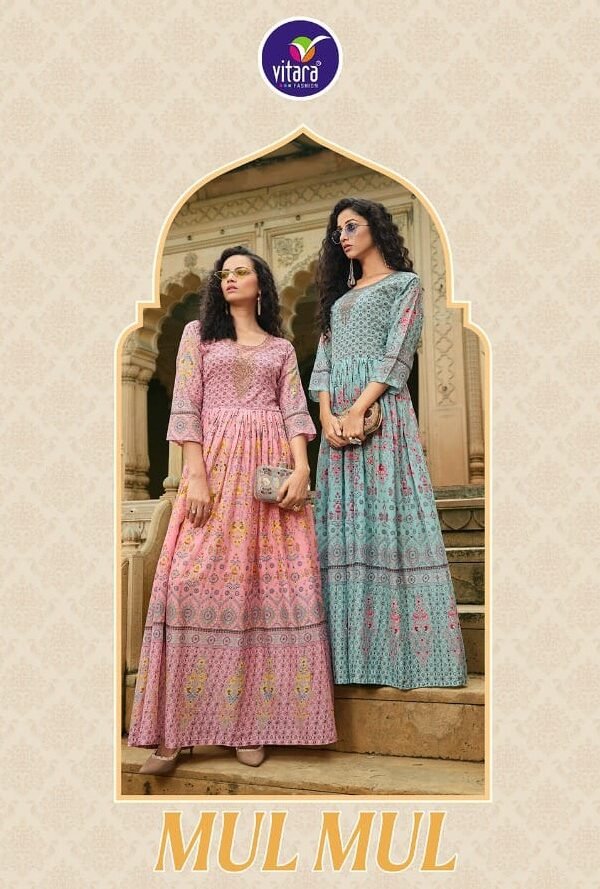 MULMUL vitara fashion Dress Material Wholesale