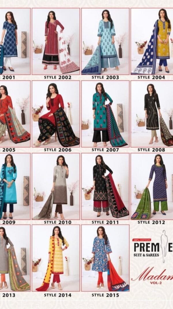 Madam Cotton Suit Wholesaler