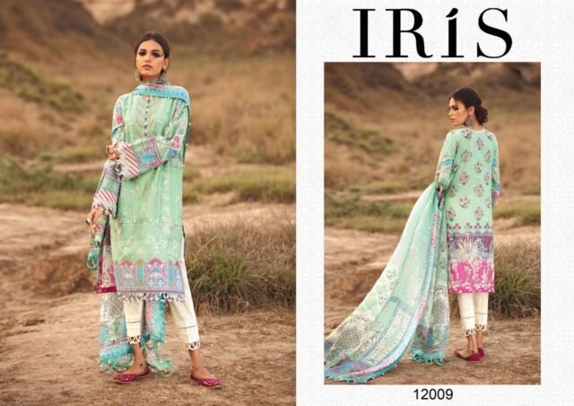 Iris Karachi Cotton Suits Wholesale