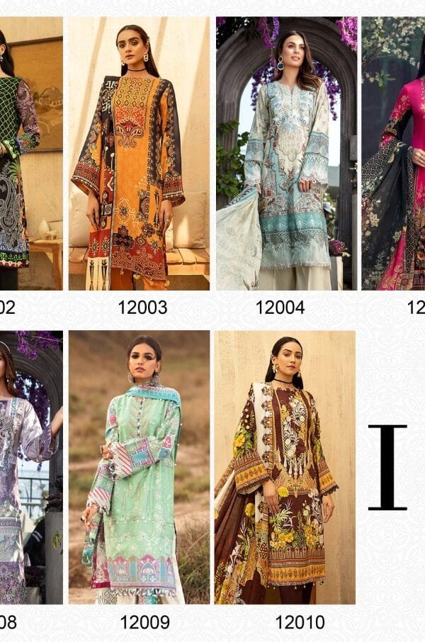 Iris Karachi Cotton Suits Wholesale