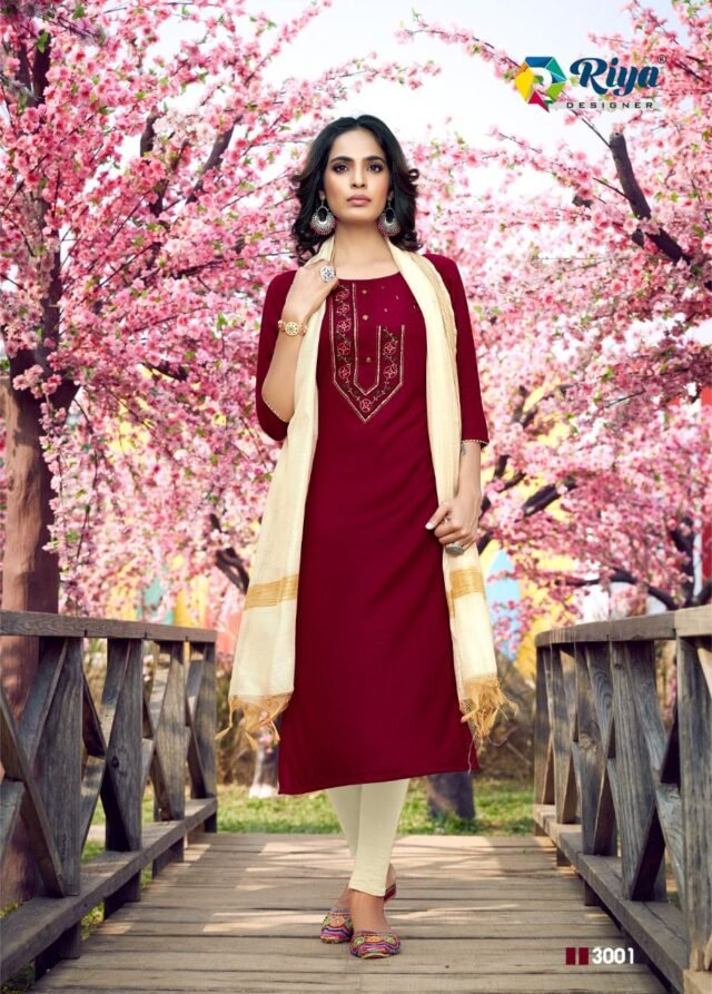 Wholesale Catalogue Kurtis Inayat Vol-3 By Riya Designer 