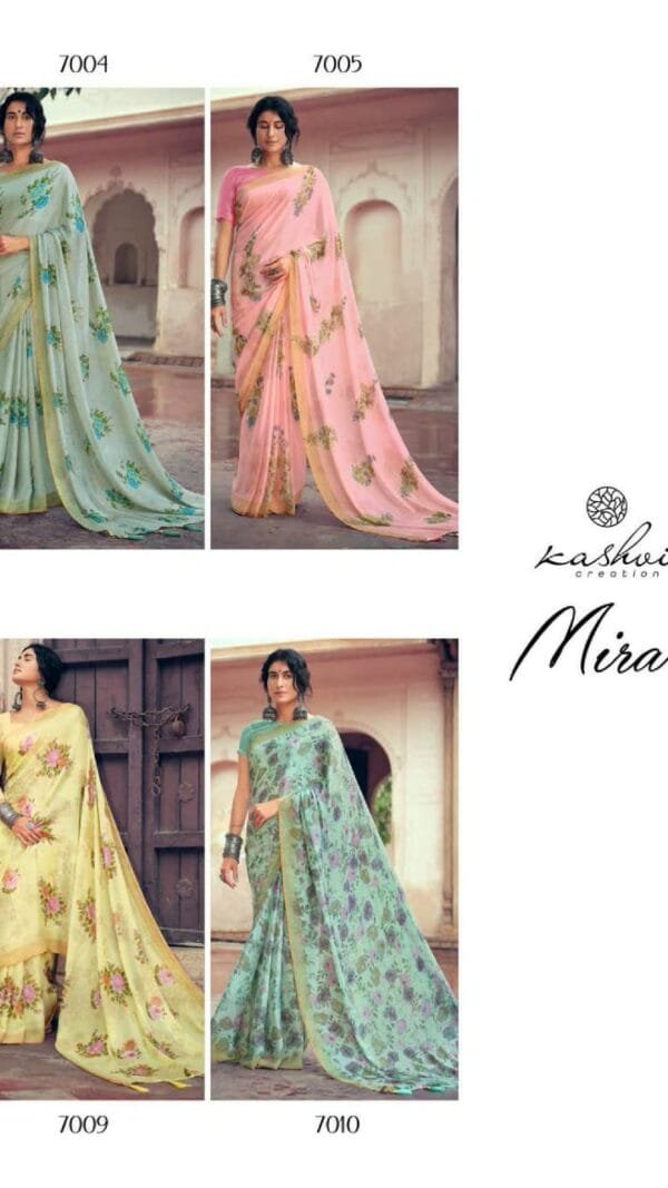 Wholesale Surat Sarees Mira By Kashvi Creation