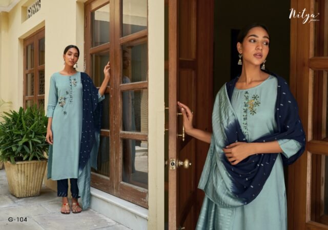 LT NITYA GLORIA VISCOSE REGAL LOOK SALWAR SUIT Dress Material In Wholesriceale Suit