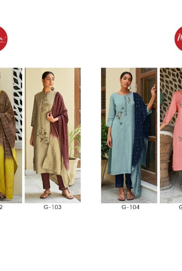 LT NITYA GLORIA VISCOSE REGAL LOOK SALWAR SUIT Dress Material In Wholesriceale Suit