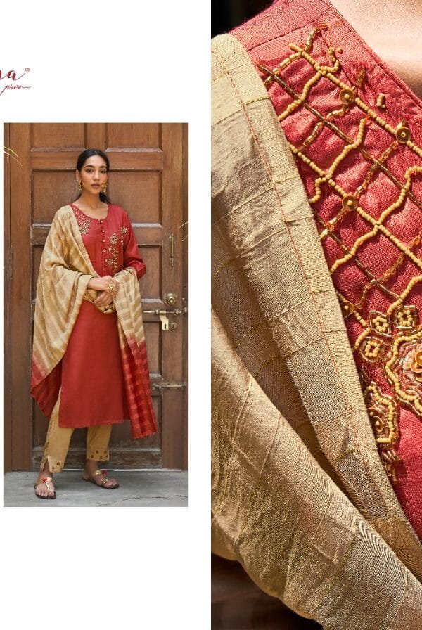 LT NITYA GLORIA VISCOSE REGAL LOOK SALWAR SUIT Dress Material In Wholesriceale Suit
