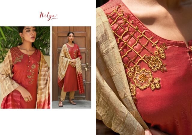 LT NITYA GLORIA VISCOSE REGAL LOOK SALWAR SUIT Dress Material In Wholesriceale Suit