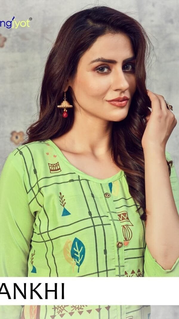 Rangjyot Pankhi Kurti Wholesale Catalogue Kurtis