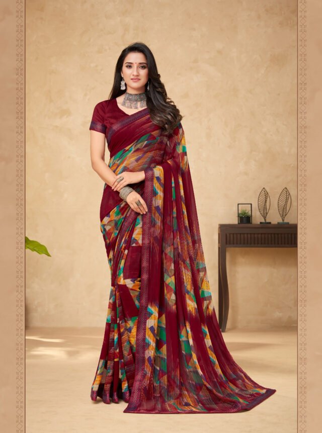 Exclusive Heavy Georgette Sarees Online Shopping 06