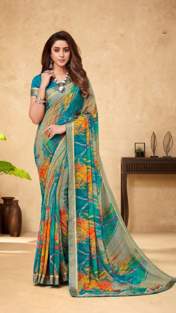 Exclusive Heavy Georgette Sarees Online Shopping 10