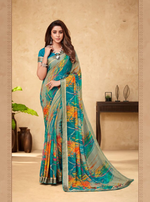 Exclusive Heavy Georgette Sarees Online Shopping 10