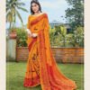 Chiffon Brasso with exclusive lace Designer Sarees  07
