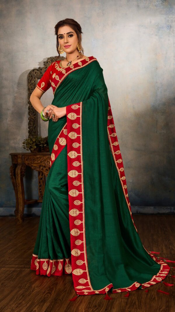 Vichitrta Silk with Embroidery Sarees 04