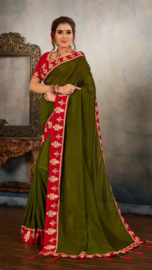 Vichitrta Silk with Embroidery Sarees 05