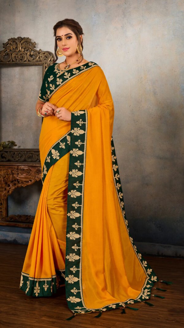 Vichitrta Silk with Embroidery Sarees 06