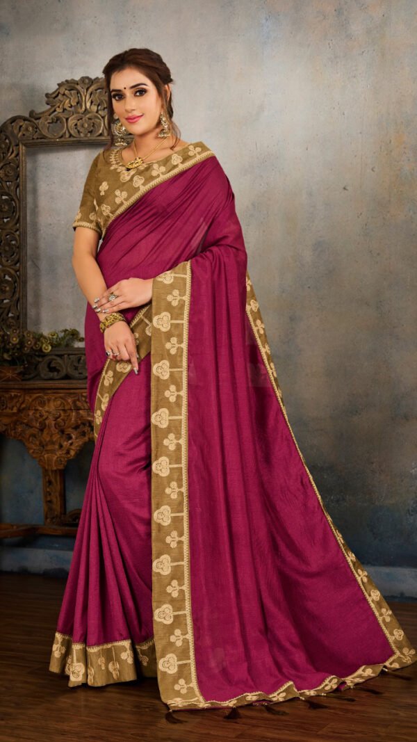Vichitrta Silk with Embroidery Sarees 09