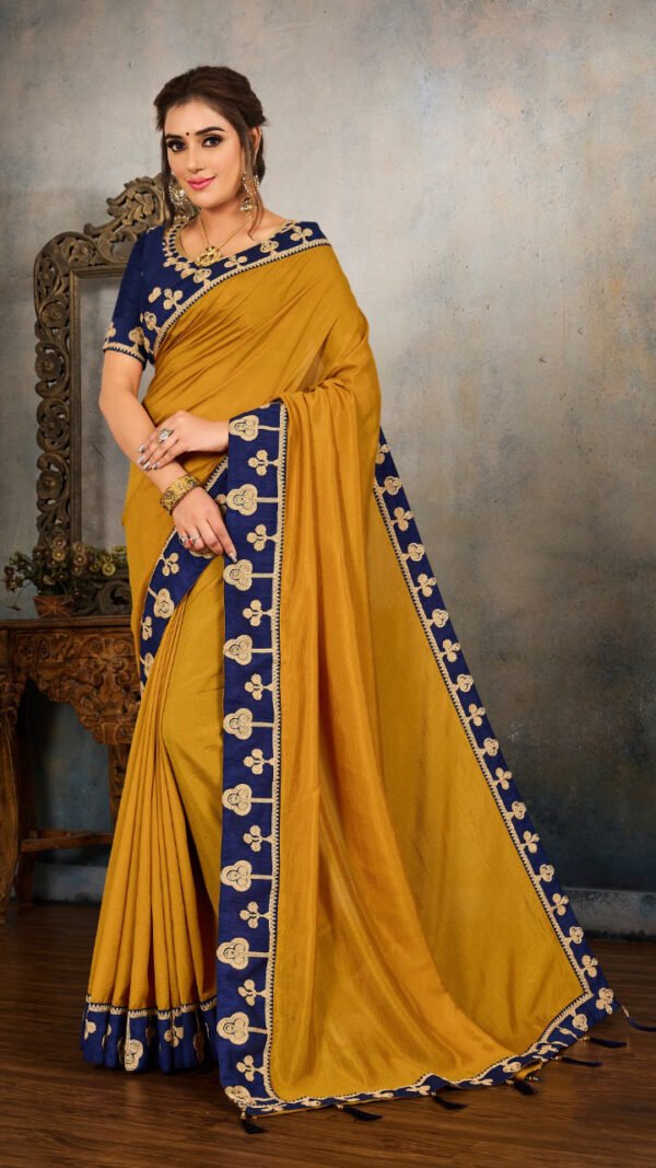 Vichitrta Silk with Embroidery Sarees 10