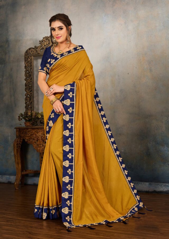 Vichitrta Silk with Embroidery Sarees 10