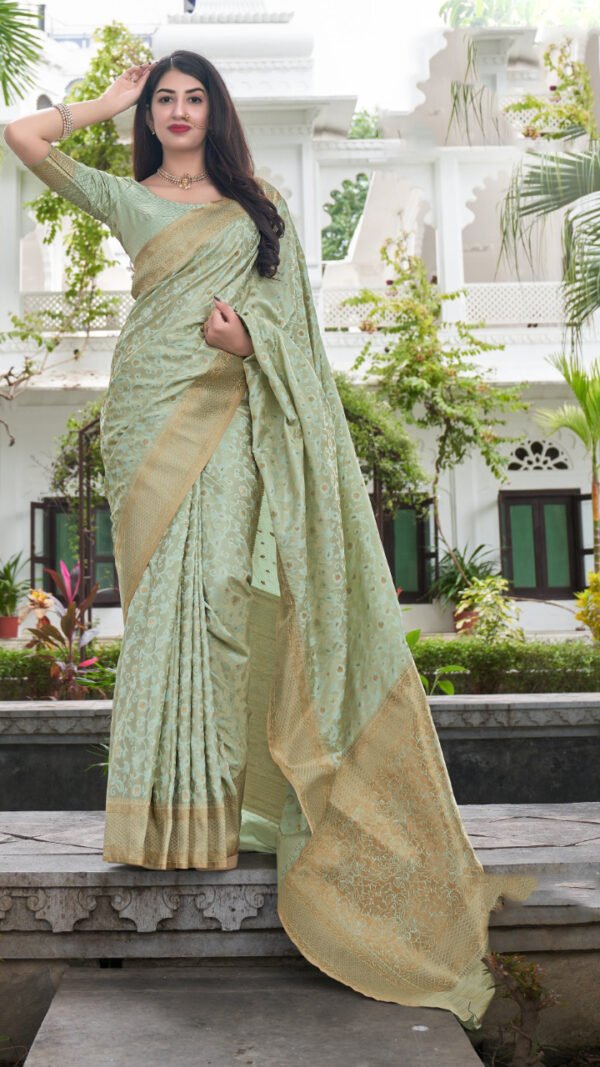 Exclusive Soft Satin Silk Saree 10