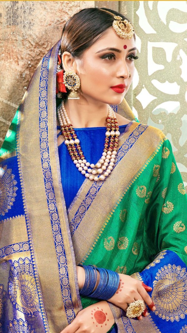 Banarasi Art Silk Sare with Woven Work 01