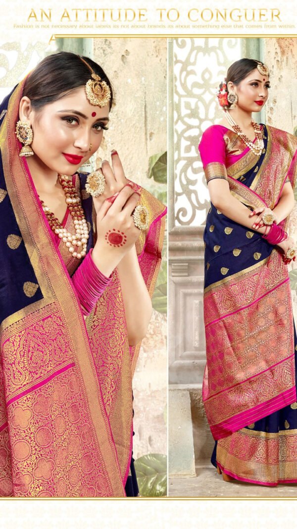 Banarasi Art Silk Sare with Woven Work 06