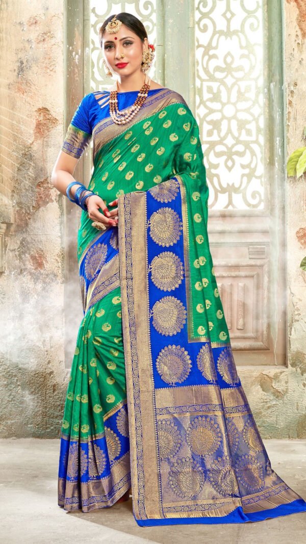 Banarasi Art Silk Sare with Woven Work 01