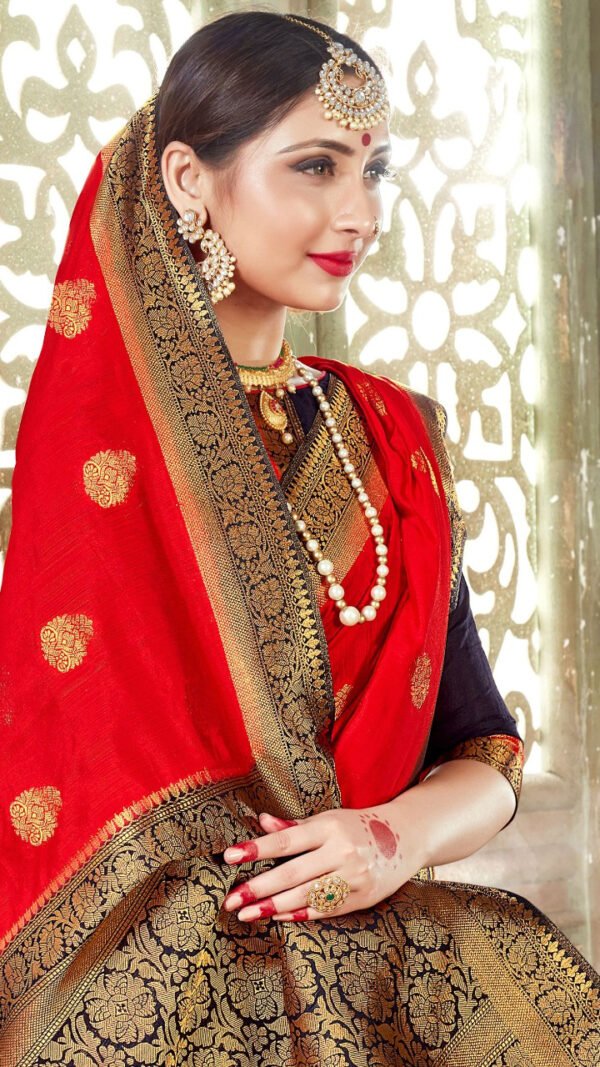 Banarasi Art Silk Sare with Woven Work 02