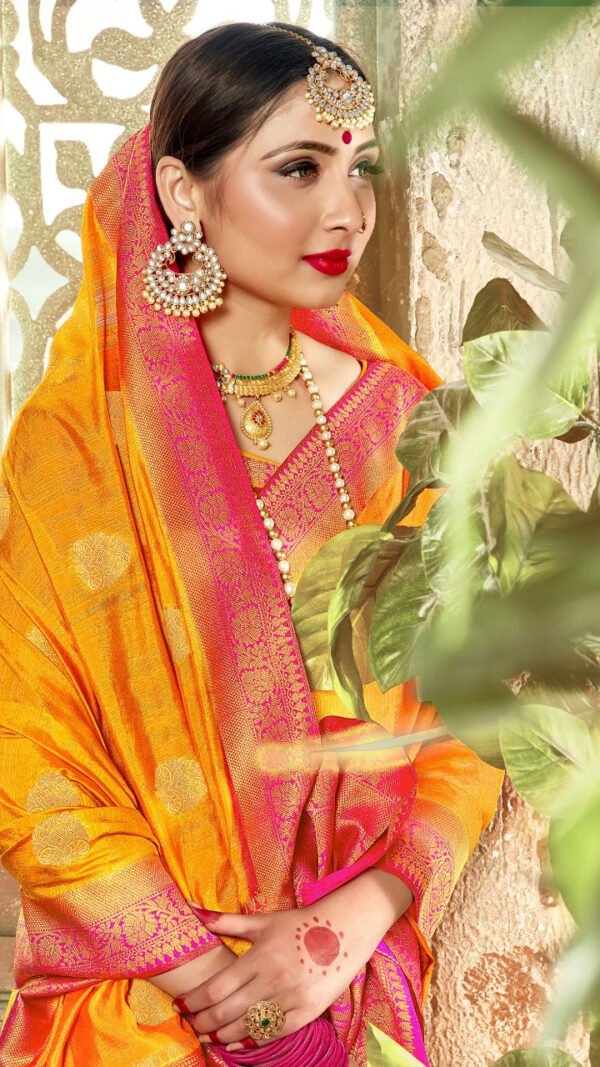 Banarasi Art Silk Sare with Woven Work 05