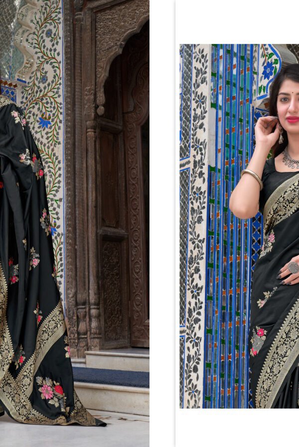 Banarasi Weaving Soft Silk Saree 05
