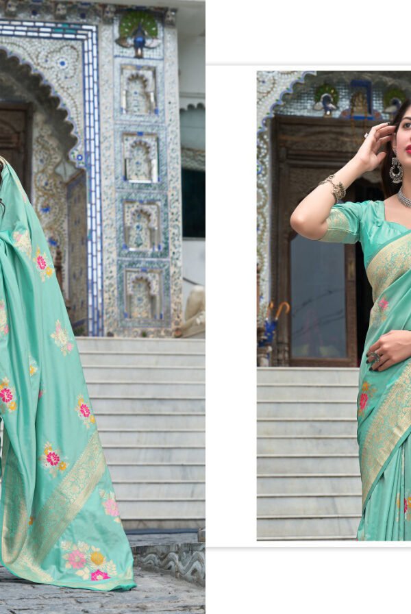 Banarasi Weaving Soft Silk Saree 02