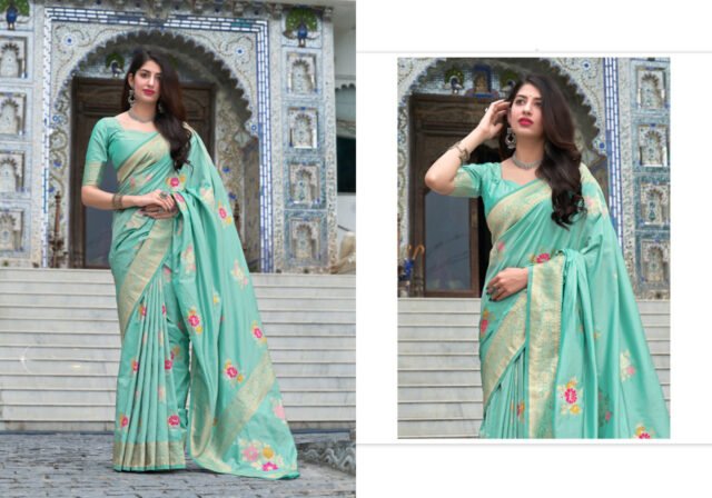 Banarasi Weaving Soft Silk Saree 02