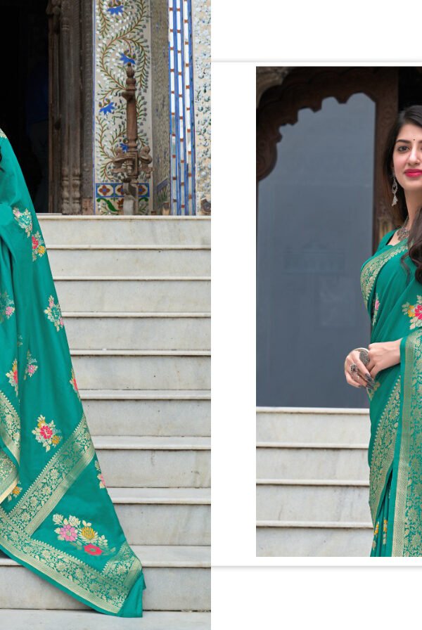 Banarasi Weaving Soft Silk Saree 04
