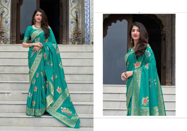 Banarasi Weaving Soft Silk Saree 04