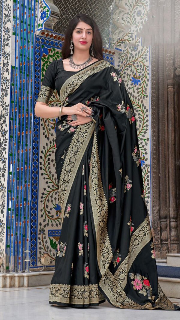 Banarasi Weaving Soft Silk Saree 05