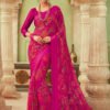 Chiffon Saree with Satin Weave Border 02