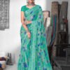 Chiffon Saree with Satin Weave Border 10