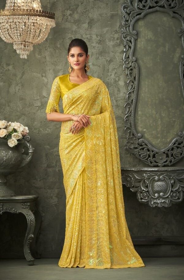 Georgette Party Wear Saree Online 05